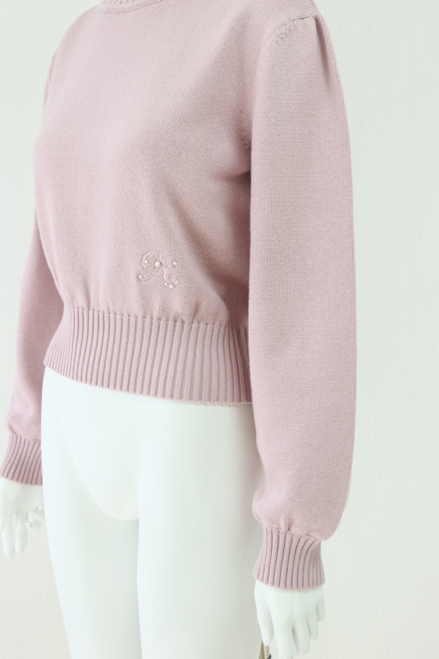 Rene（ルネ） ハイネックバルーンスリーブニットトップス 6132220