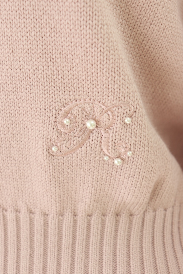 Rene（ルネ） ハイネックバルーンスリーブニットトップス 6132220