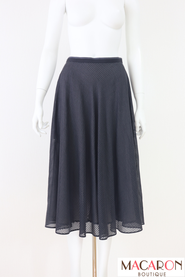 FOXEY BOUTIQUE(フォクシー)　Jolie　コットンシルクフレアスカート　43452