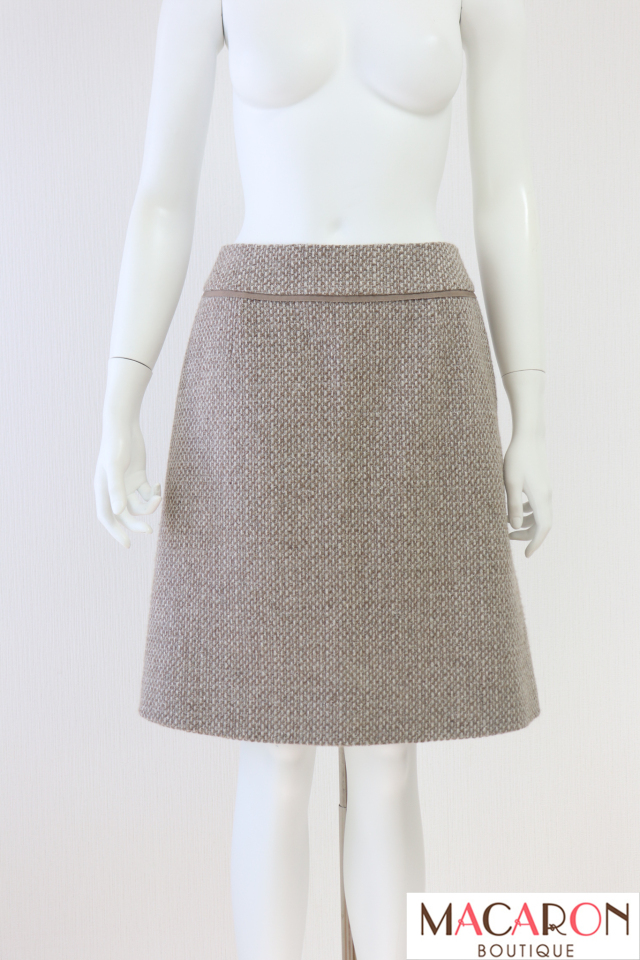 FOXEY BOUTIQUE(フォクシー)　カシミヤブレンドツイードスカート　40347