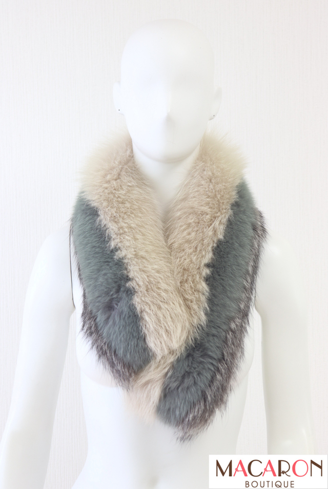 【SALE】Rene（ルネ）　フォックスファーストール　マフラー　