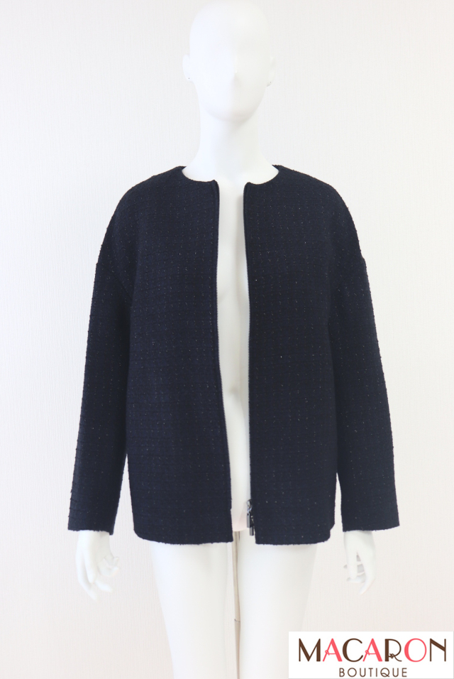 Rene（ルネ）　ジップアップツイードジャケット　6343140　