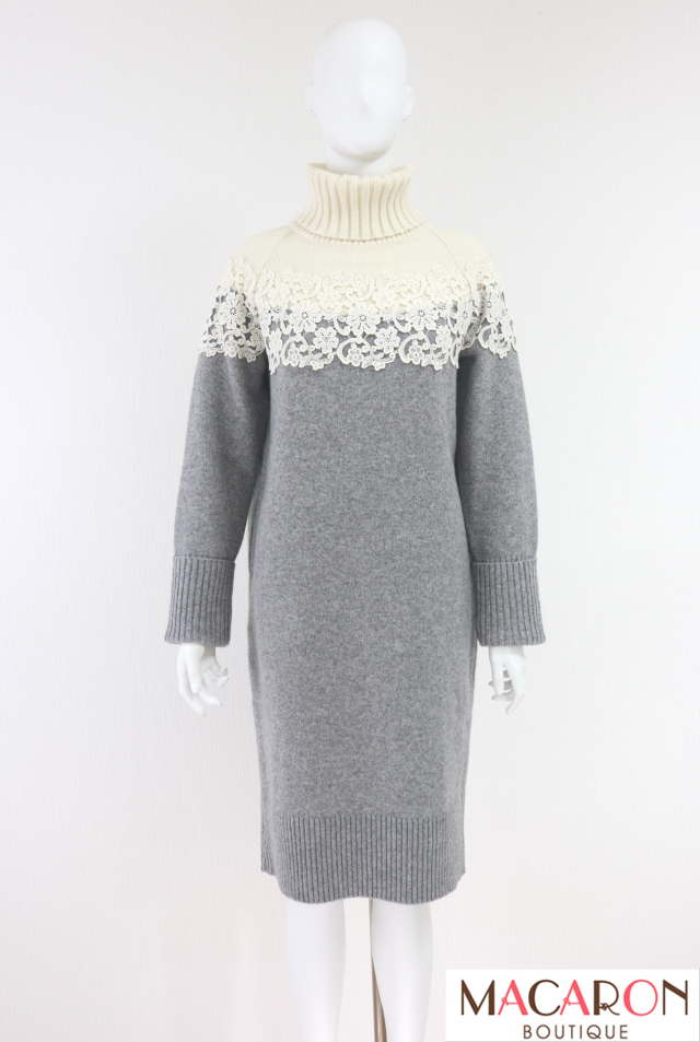 Rene 2022年woolワンピース36新品同様 foxey Rene 2022年woolワンピース36新品同様 foxey