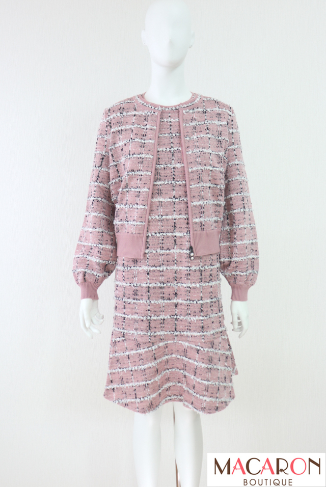 Rene（ルネ）　ニットツイードワンピースセットアップ　6132380　6132360