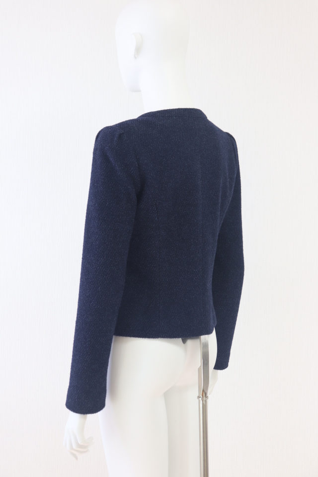 Rene（ルネ） ジップアップノーカラージャケット 6743120