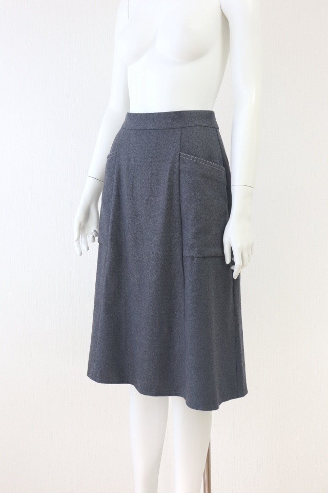 Rene ルネ　スカート　38サイズ Rene(ルネ) スカート サイズ38 M レディース美品 - 黒 ひざ丈 - メルカリ