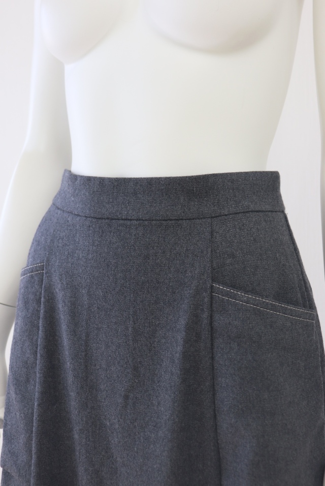Rene（ルネ） サイドポケットウールスカート 6334270