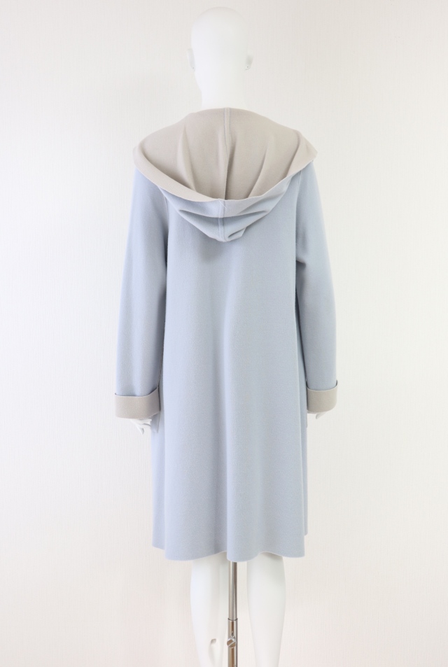 FOXEY BOUTIQUE(フォクシー） フード付きニットコート 40105