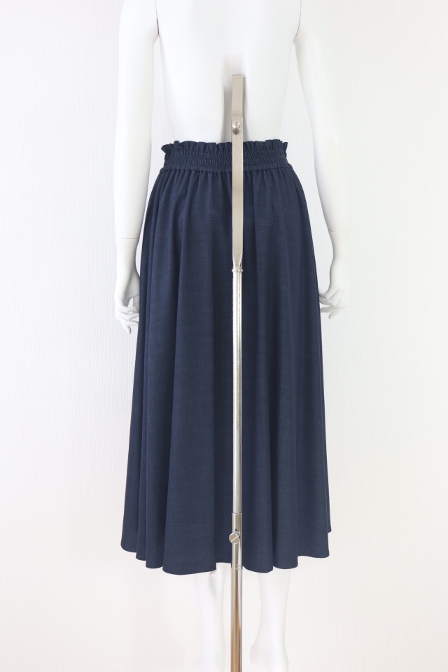 Rene（ルネ） デニムギャザーフレアスカート 5414180