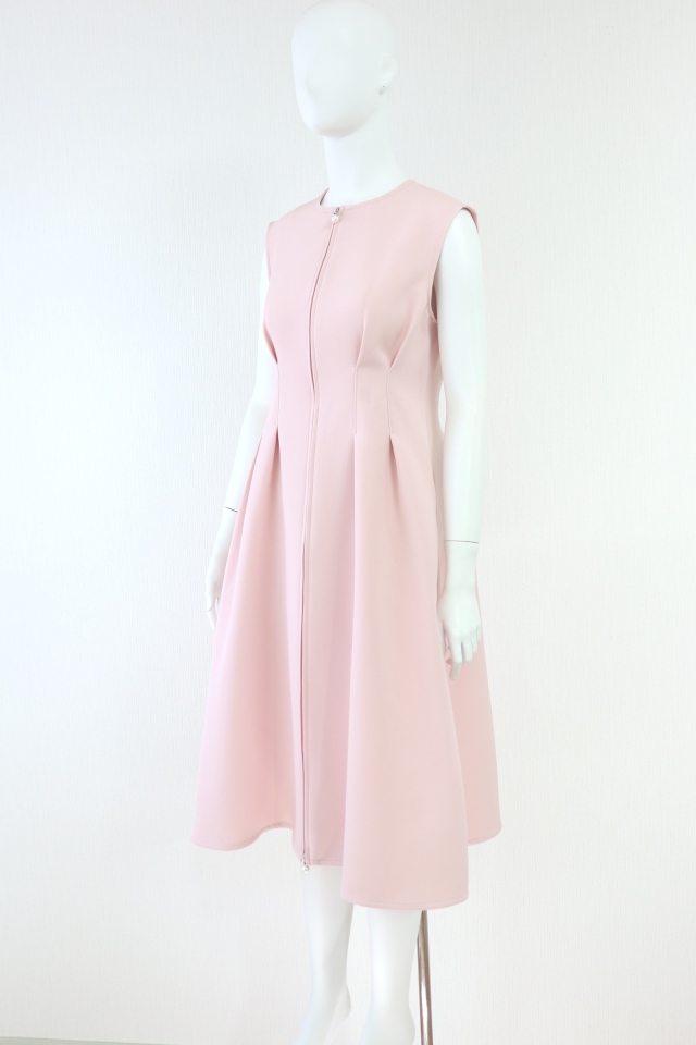 Rene（ルネ） フロントジップフィット＆フレアワンピース 6416170