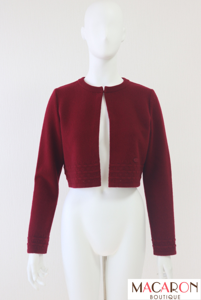 Rene(ルネ) ウールショート丈カーディガン 5442125