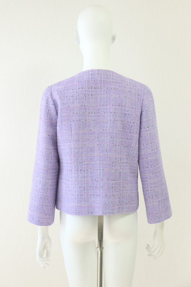 Rene（ルネ） ノーカラーツイードジャケット 6513240