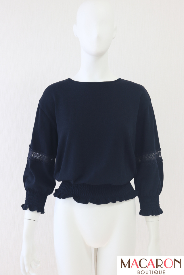 Rene（ルネ）　シャーリングニットプルオーバー　5422060