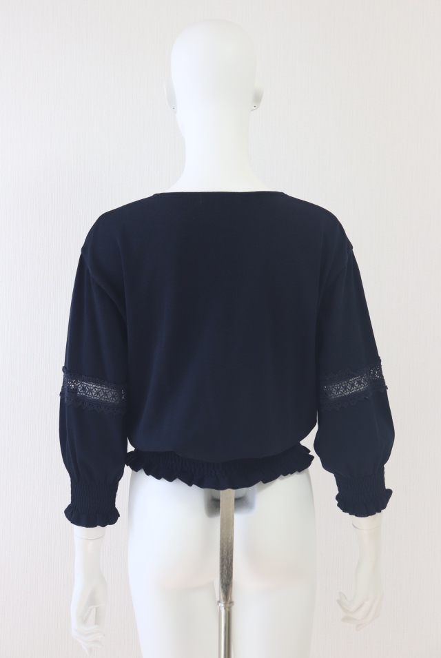 Rene（ルネ） シャーリングニットプルオーバー 5422060