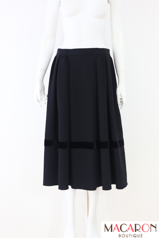 FOXEY NEWYORK(フォクシー）　Cassia　マットストレッチグログランスカート　45655