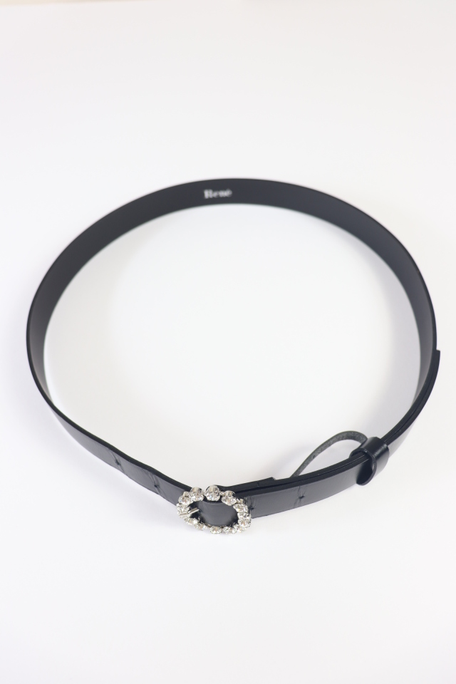 Rene（ルネ） スワロフスキーレザーベルト