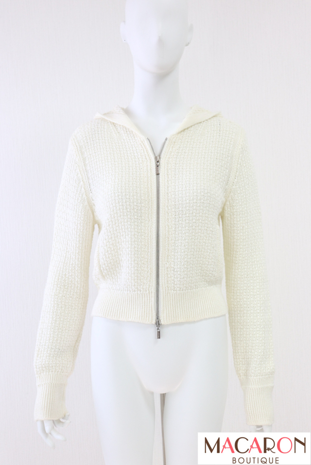 FOXEY BOUTIQUE(フォクシー) リネンニットパーカ カーディガン 41890