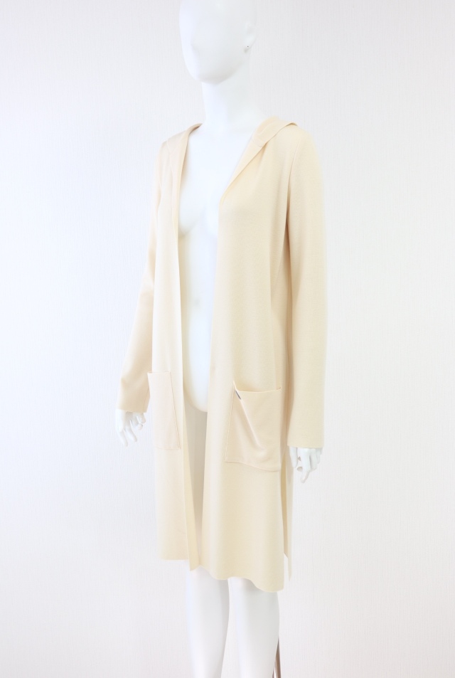 FOXEY BOUTIQUE(フォクシー) フード付きロングカーディガン 39200