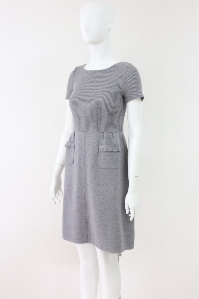 FOXEY BOUTIQUE(フォクシー) 半袖ニットワンピース 34576