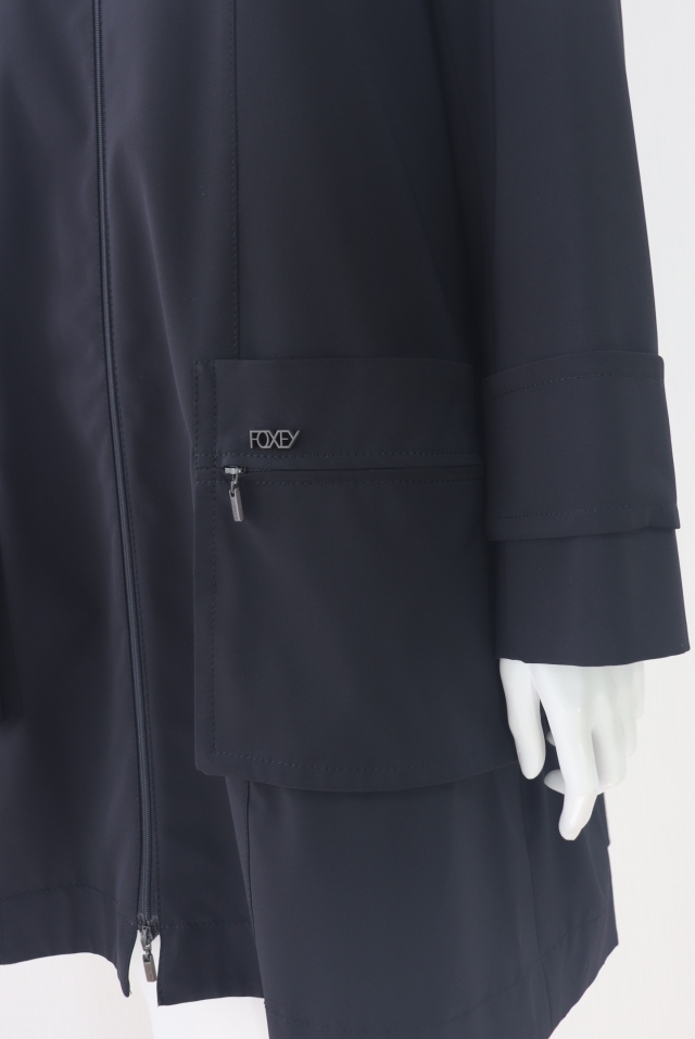 FOXEY NEWYORK(フォクシー） フード付きレイニーコート 30157