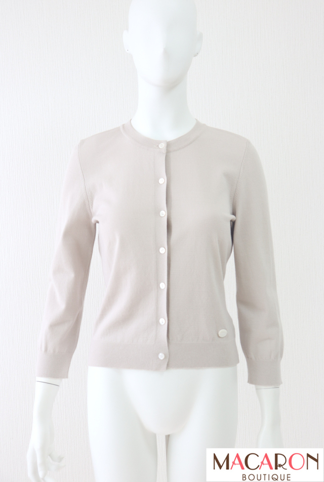 FOXEY BOUTIQUE(フォクシー）　七分袖レーヨンブレンドカーディガン　37235