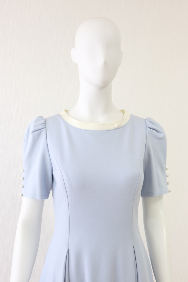 美品✨Rene ルネ ノースリーブワンピース 34 フォーマル タック入り acil_786927