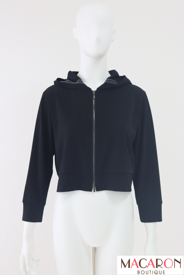 FOXEY NEWYORK(フォクシー）　マットストレッチジャージーパーカ　40615