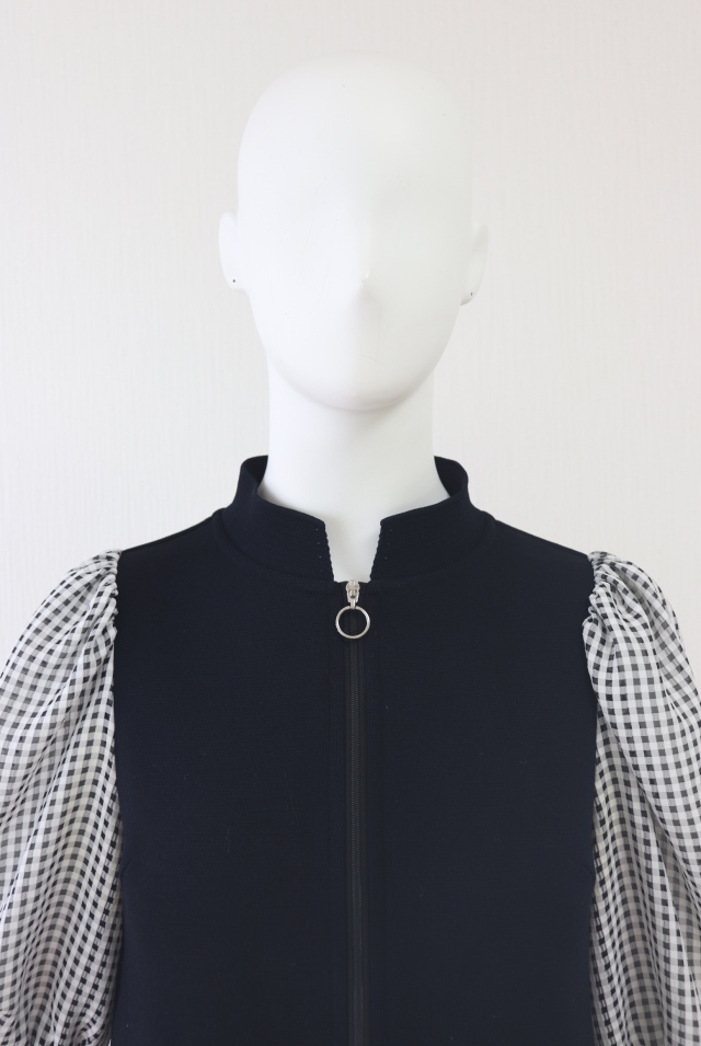 ルネ Rene 黒 リボンカーディガン38おまけギンガムチェックワンピース ワンピース reneの商品一覧