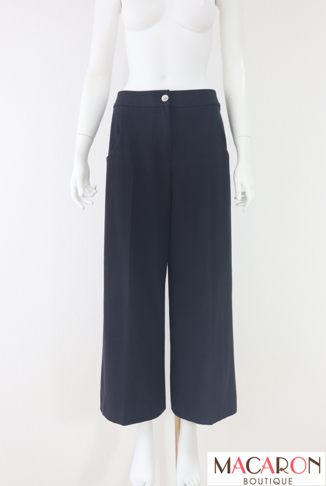 Rene(ルネ) ビジューボタンワイドパンツ 5045020