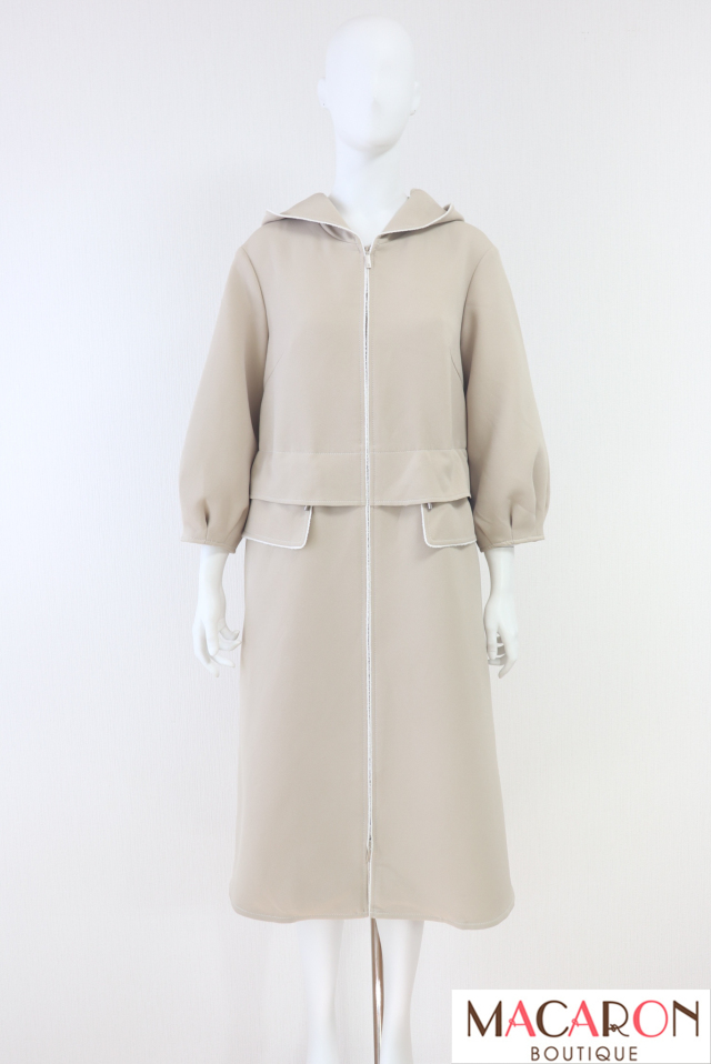 Rene（ルネ）　フード付きスプリングコート　6118030