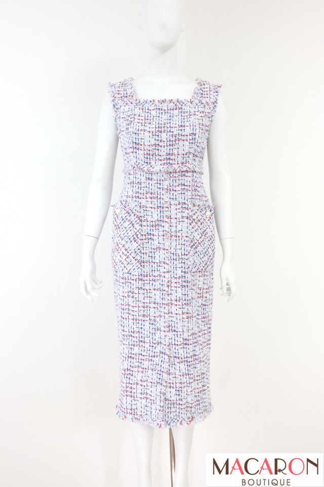 Rene(ルネ) リントン社製コットンツイードワンピース 6226030