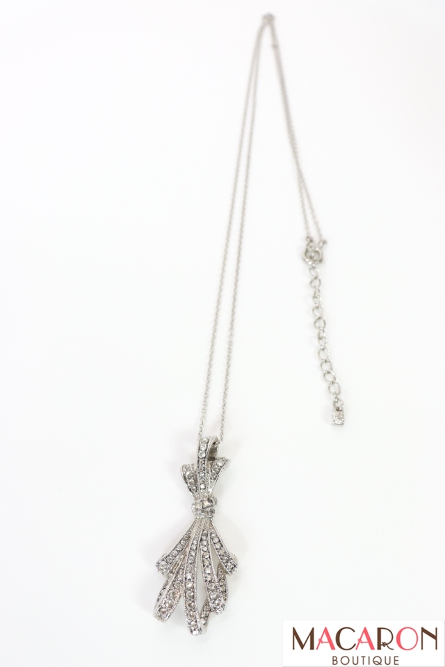 FOXEY（フォクシー）　Trinity　ラインストーンネックレス　41379