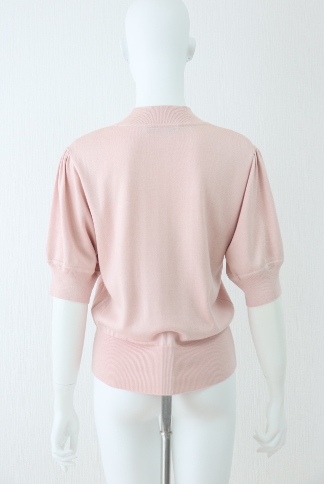 FOXEY NEWYORK COLLECTION(フォクシー） 五分袖シルクニットトップス 40594