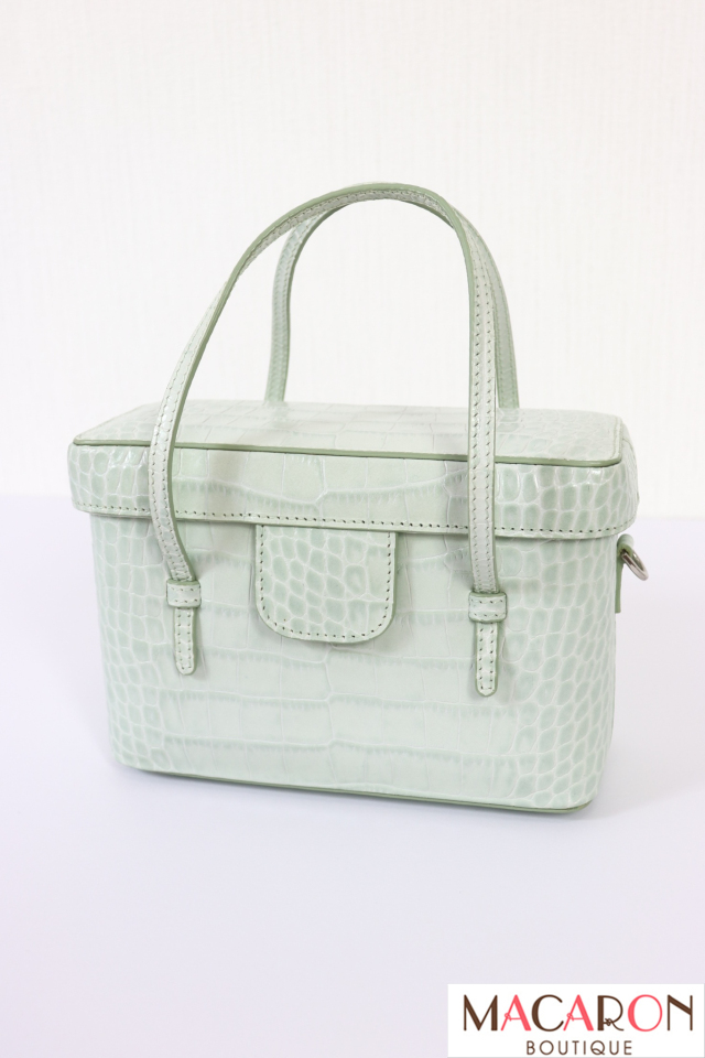 FOXEY BOUTIQUE（フォクシー）　ガトーショコラ　型押しレザーバッグ　　