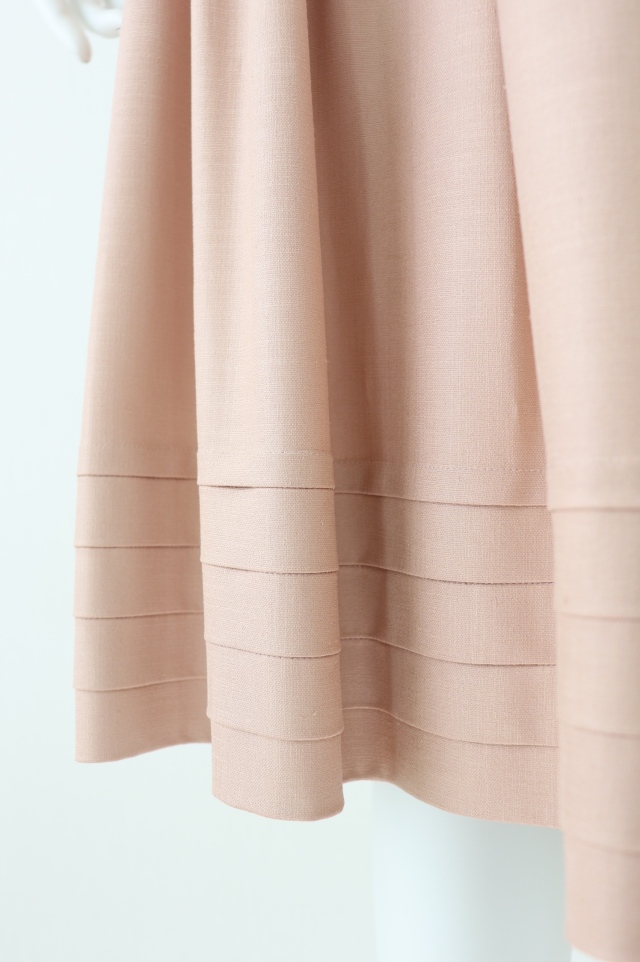 FOXEY 美品 フォクシー Linen Flare リネン100％ はしごレース