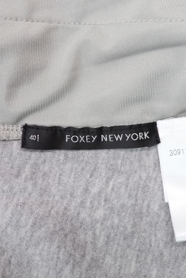 極美品 FOXEY NEW YORK フリルチュニック シャツ ピンク 38 FOXEY フォクシー トップスのリサイクル・中古品の通販