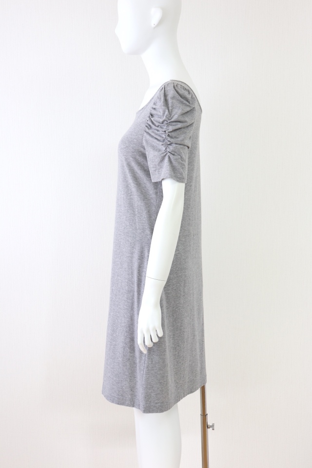 ★FOXEY/フォクシー袖シャーリングチュニック38 FOXEY NEWYORK(フォクシー） 袖シャーリングチュニック 30913