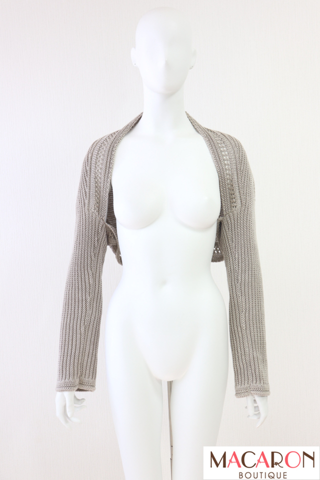 FOXEY BOUTIQUE(フォクシー）　リネンニットボレロカーディガン　40834