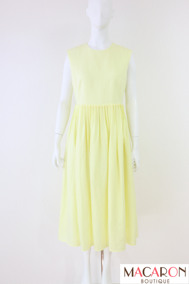 Rene（ルネ）　リネンフィット＆フレアワンピース　6426015