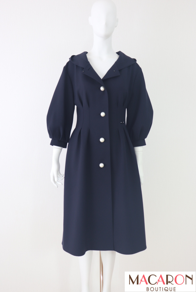 Rene（ルネ）　パールボタンスプリングコート　6318010