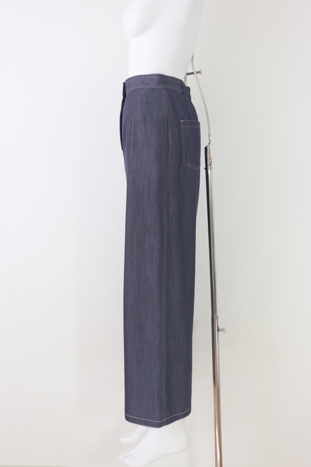 Rene（ルネ） ピンクステッチワイドパンツ 6335980