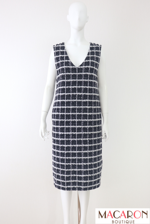 Rene（ルネ）　ニットツイードワンピース　6342440