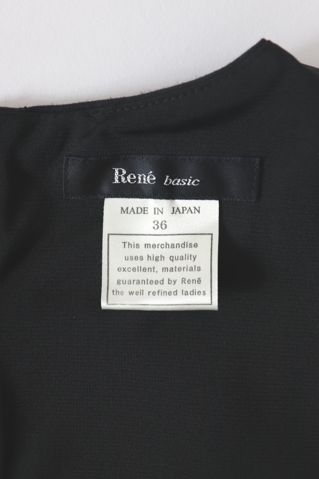 Rene（ルネ） 異素材バルーンワンピース 5816010
