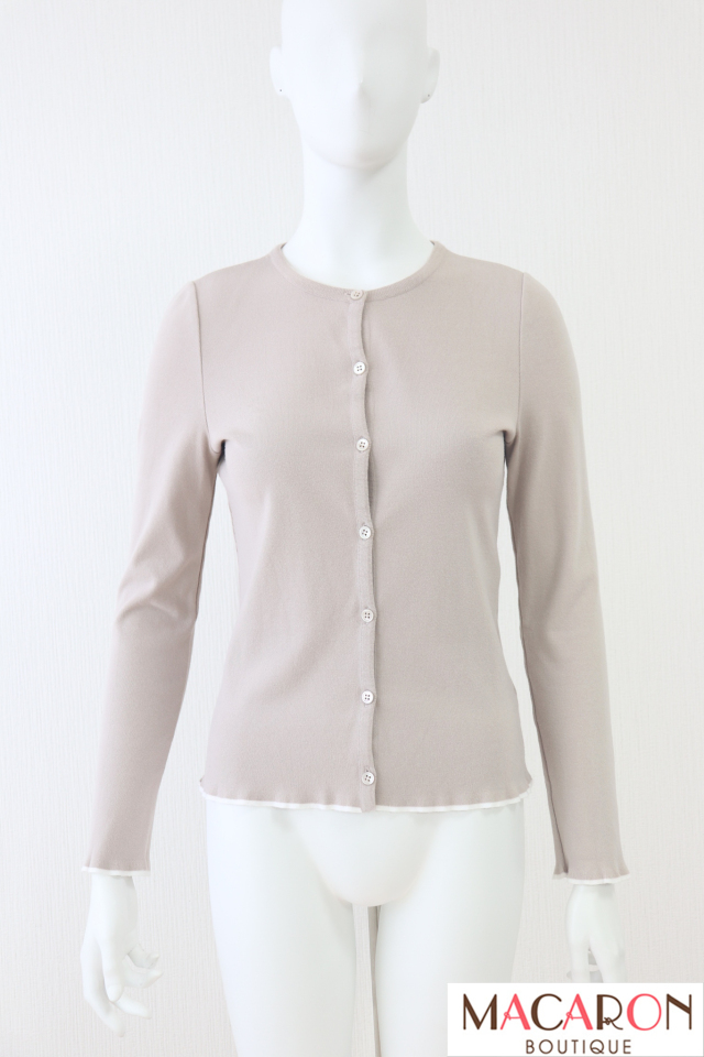 FOXEY BOUTIQUE(フォクシー）　レーヨンブレンドカーディガン　37617
