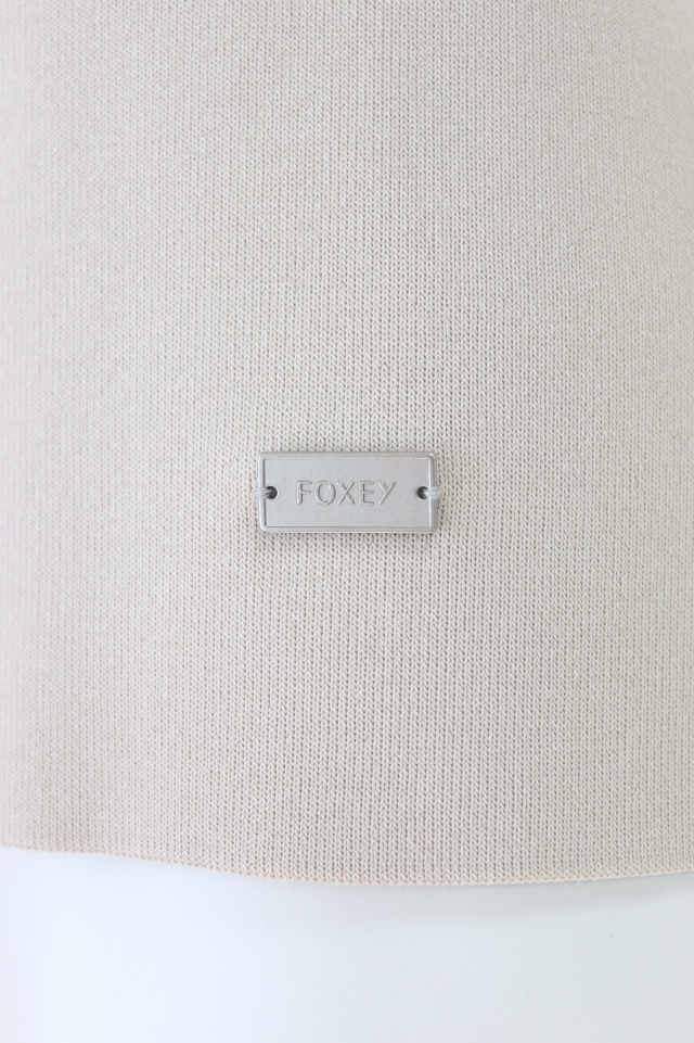 現行品★美品★FOXEYフォクシー半袖ジェリービーンセーター ニットトップス38 FOXEY BOUTIQUE(フォクシー) ジェリービーンセーター 半袖ニット