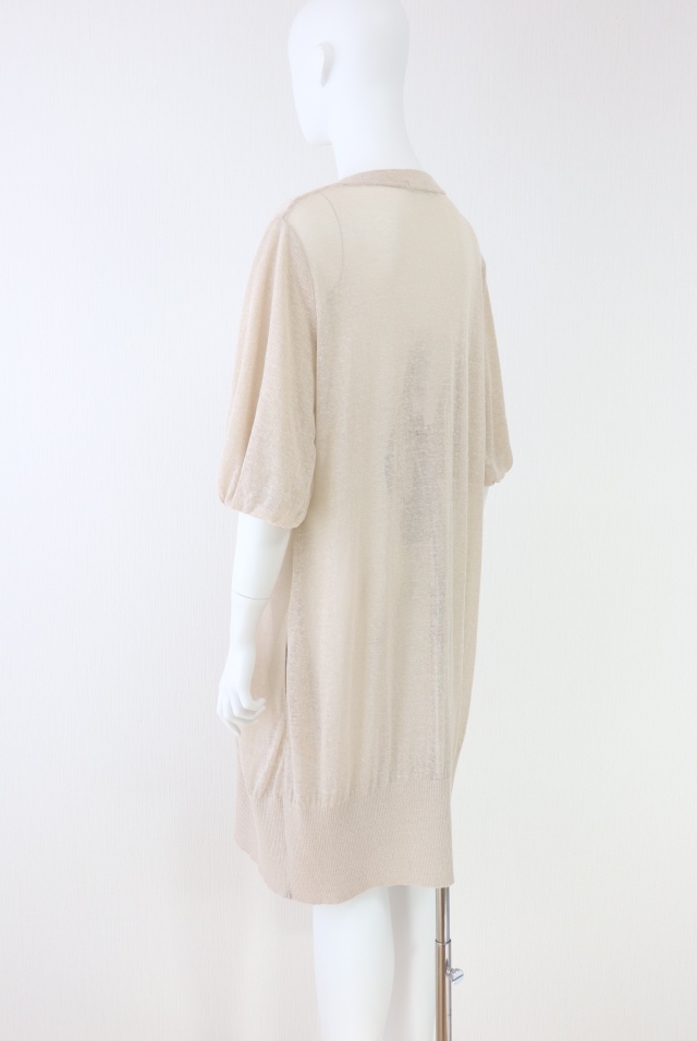 Rene ルネ★ビジューカーディガン★ベージュ★36 中古・古着通販】Rene (ルネ) ニットカーディガン ピンク サイズ:36