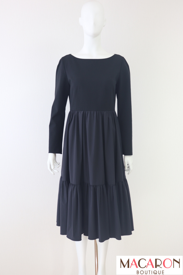 FOXEY NEWYORK(フォクシー）　Leonia　フィット＆フレアーワンピース　44081