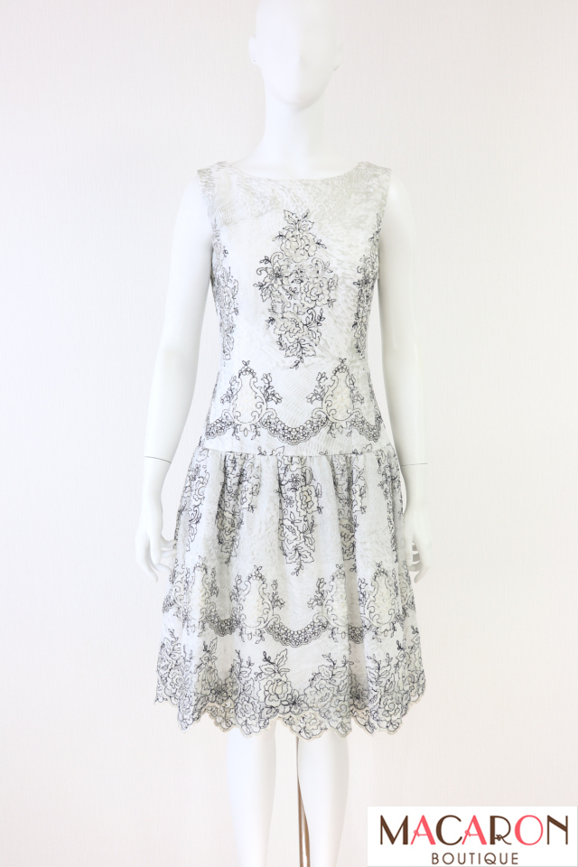 【美品】René ルネ ワンピース ストライプ柄 バルーンシルエットドレス 85603568b_16_d_500.jpg