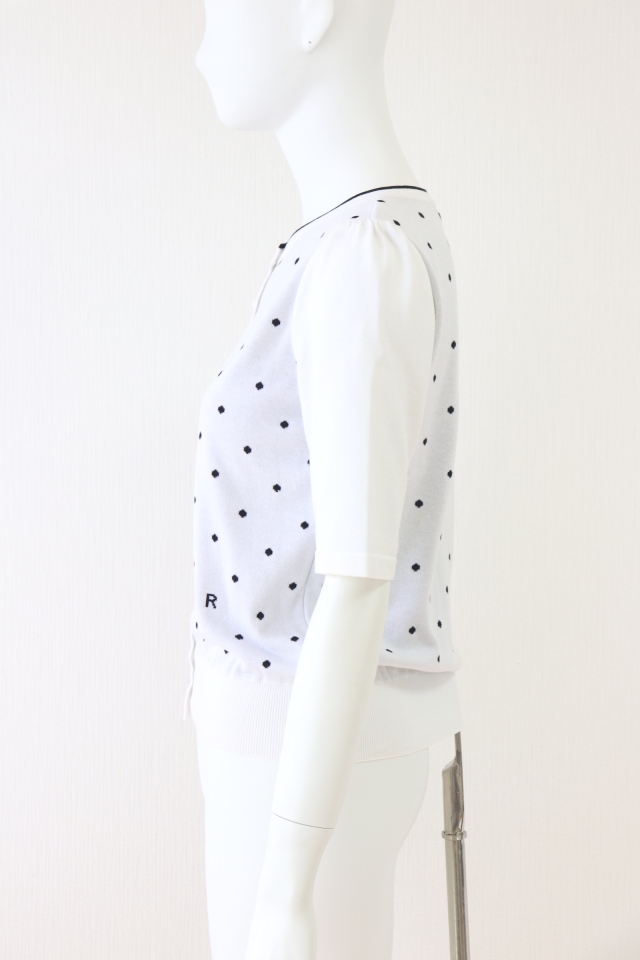 トップス Rene size 34 Rene（ルネ） ドットニットカーディガン 6222470