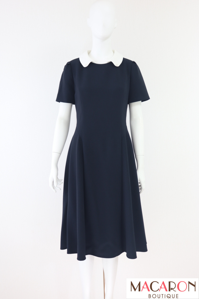 極美品　ルネ ワンピース ブラック 36 Rene ルネ ワンピース ドレス TISSUE ブラック 36 S 冠婚葬祭